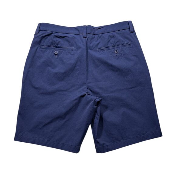 Vineyard Vines Mens 30 On The Go Chino Shorts Blue Stretch Performance 9" Inseam - Picture 3 of 4